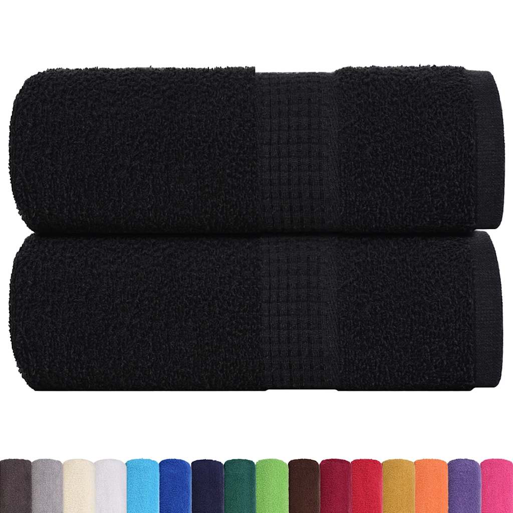 Waschtücher Frogn 2 Stk. 360 G/M² Schwarz