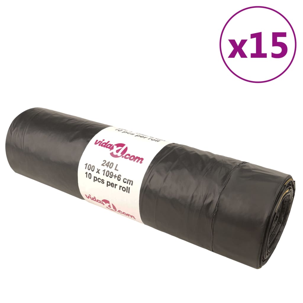 Müllsäcke 250 Stk. Schwarz