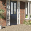 Fensterfolie Matt Blumenmuster 45X500 Cm Pvc Frosted Blume