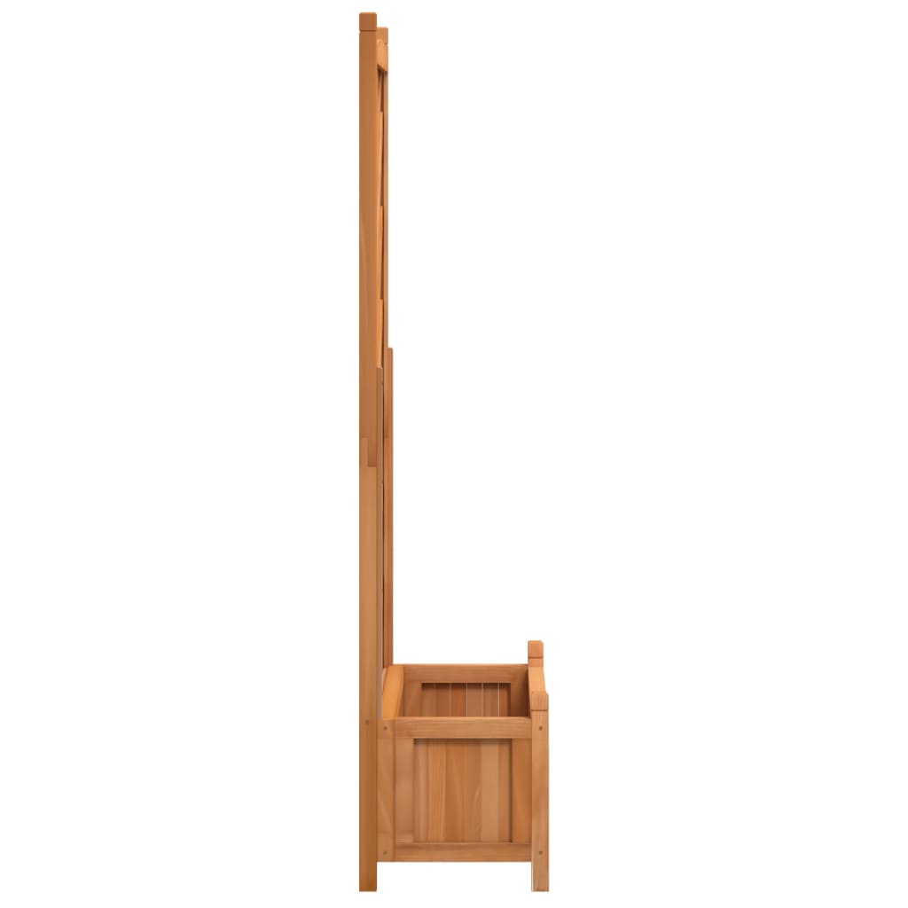 Pflanzkübel Mit Spalier Massivholz Tanne Braun