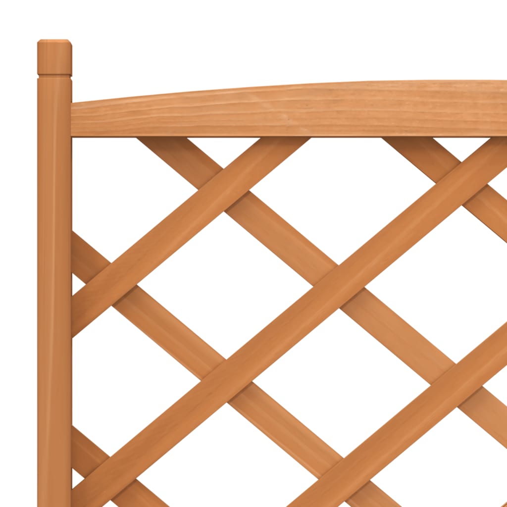 Pflanzkübel Mit Spalier Massivholz Tanne Braun