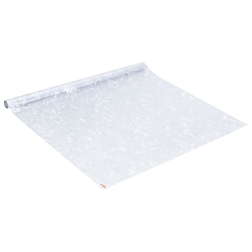 Fensterfolie Matt Blumenmuster 45X500 Cm Pvc Frosted Blume
