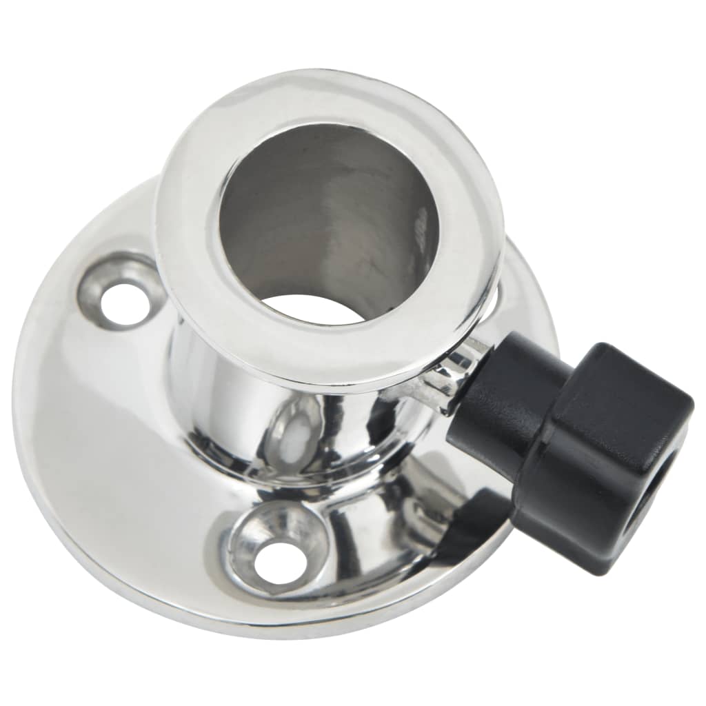 Relingfüße 2 Stk. Rund Für 26 Mm Rohr Edelstahl