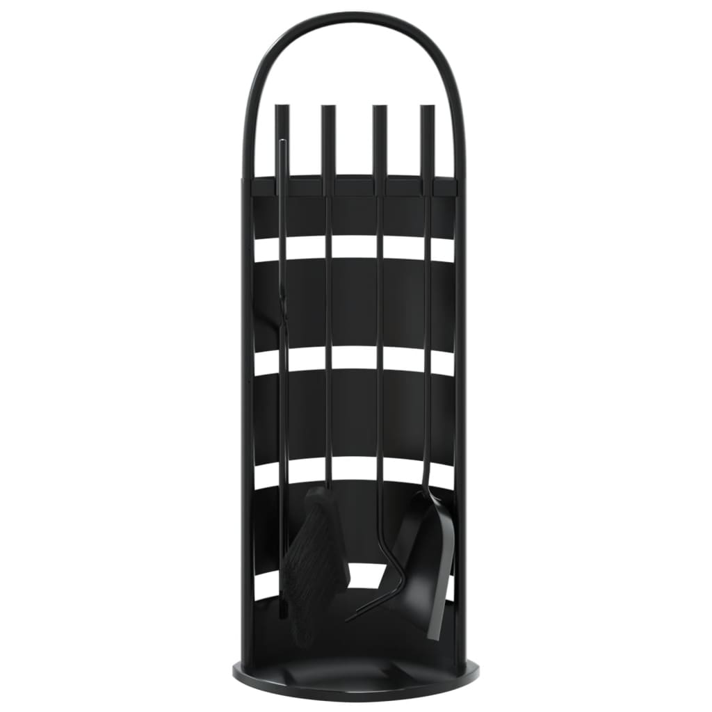 5-Teiliges Kaminbesteck-Set 23 X 15 X 66 Cm Stahl