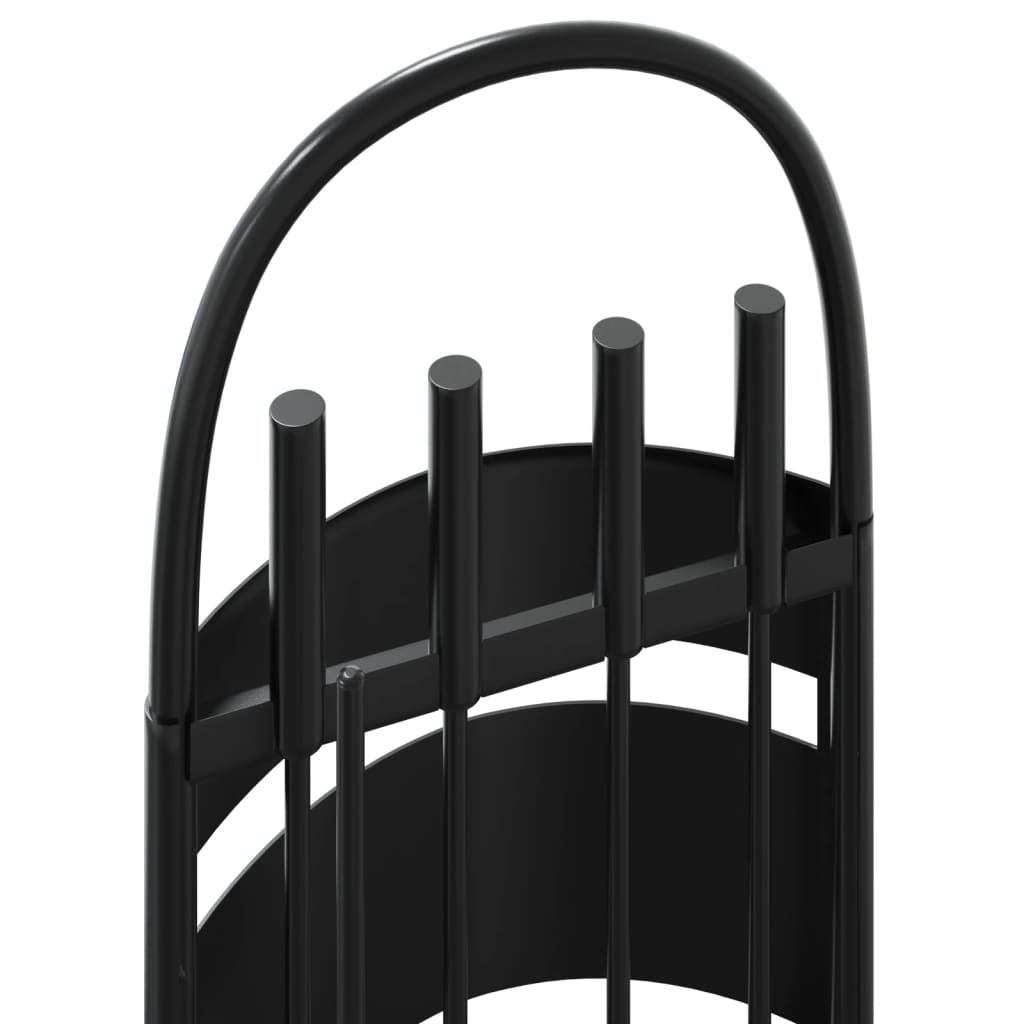 5-Teiliges Kaminbesteck-Set 23 X 15 X 66 Cm Stahl
