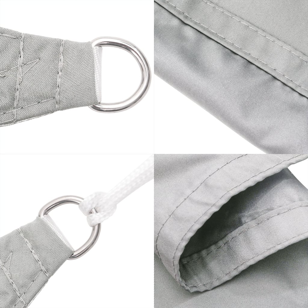 Sonnensegel 100% Polyester Oxford Hellgrau