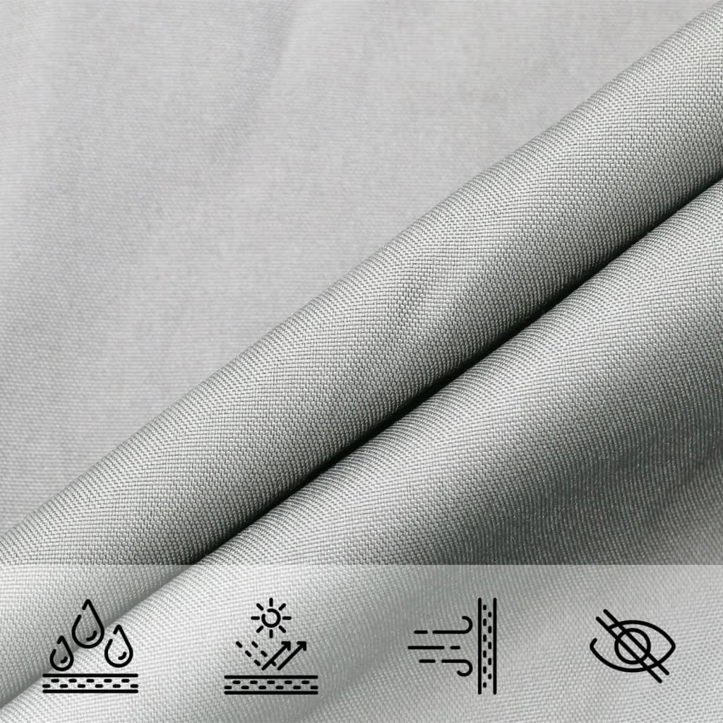 Sonnensegel 100% Polyester Oxford Hellgrau