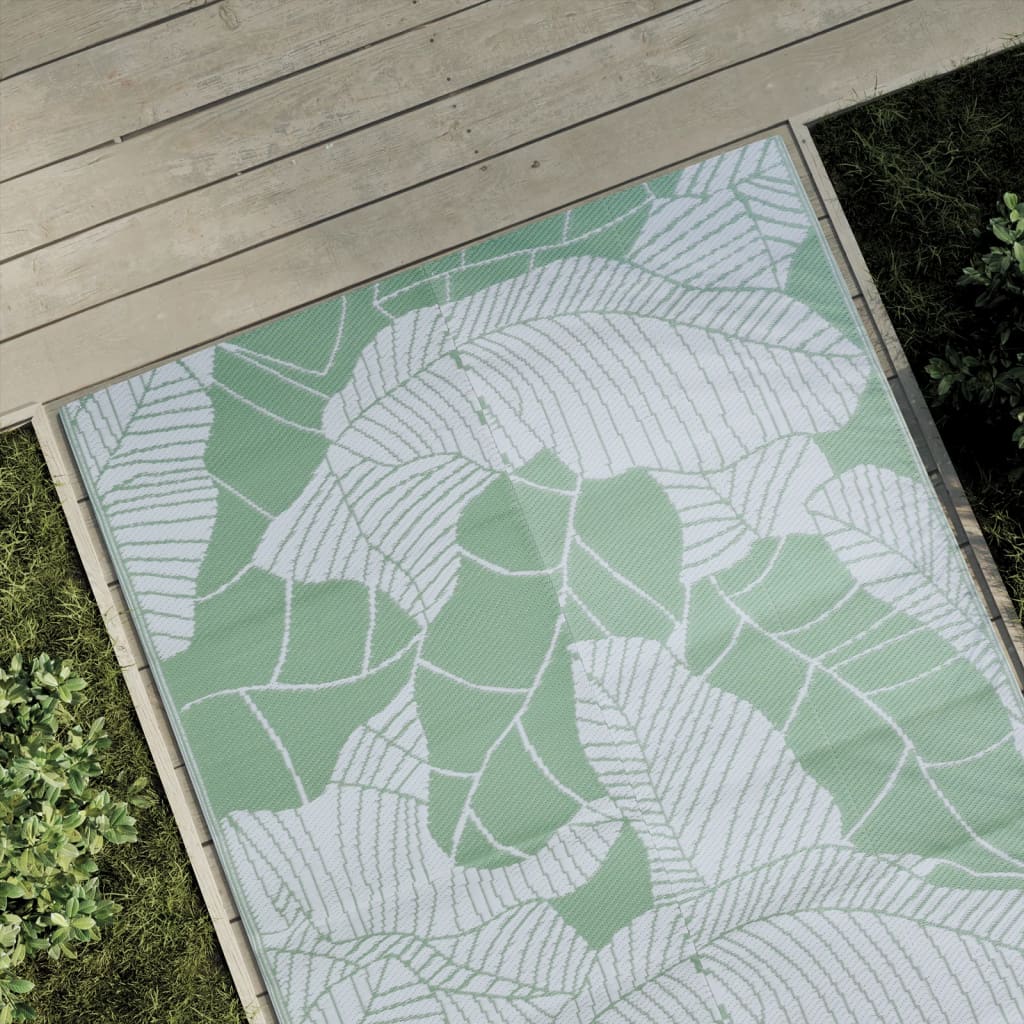 Outdoor-Teppich Arakil Grün Pp Blatt