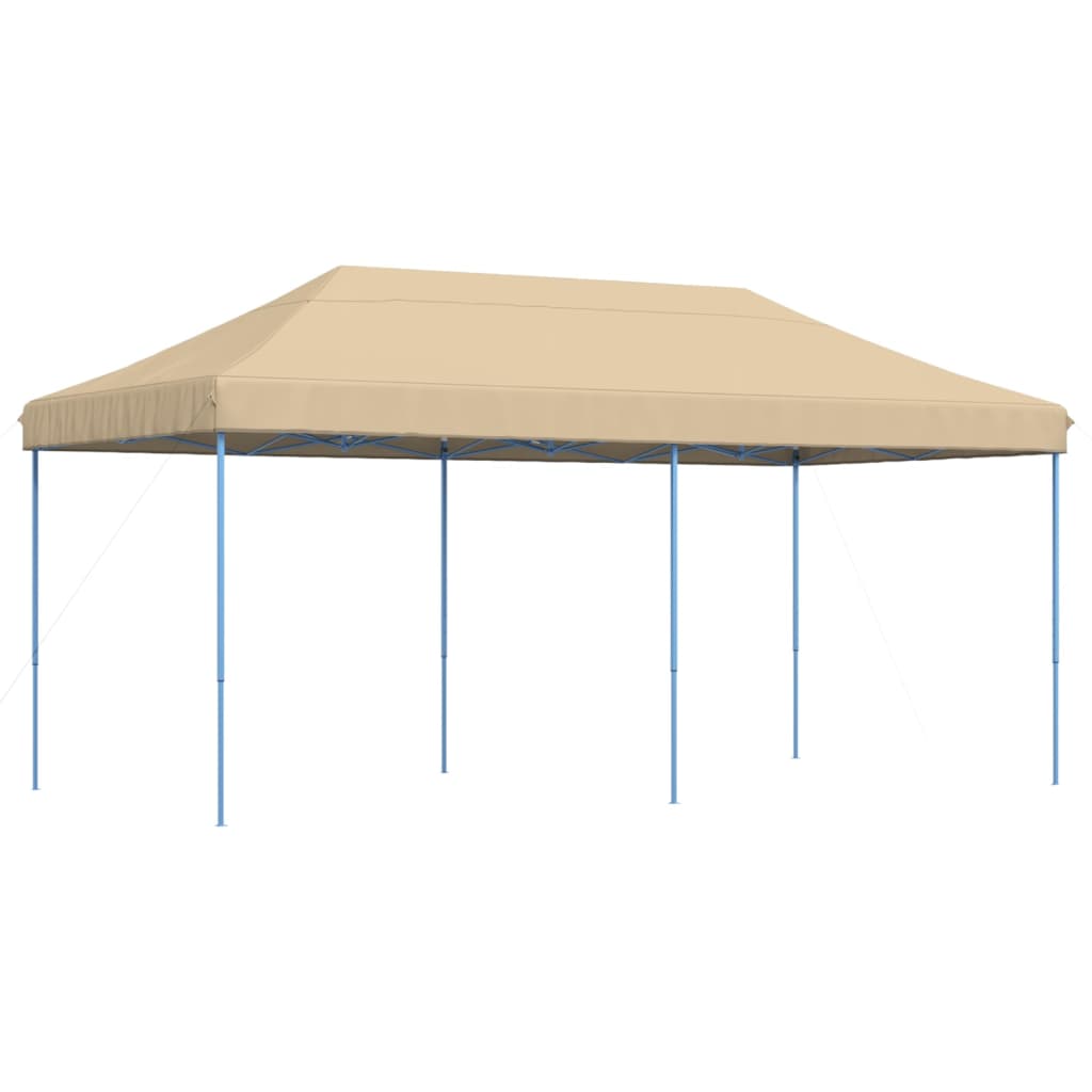 Partyzelt Faltbar Pop-Up 580X292X315 Cm Beige
