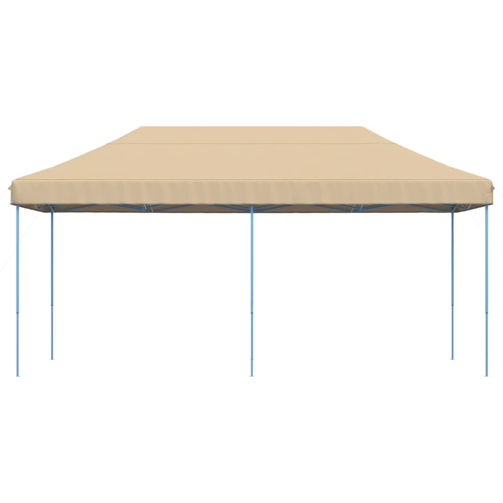 Partyzelt Faltbar Pop-Up 580X292X315 Cm Beige