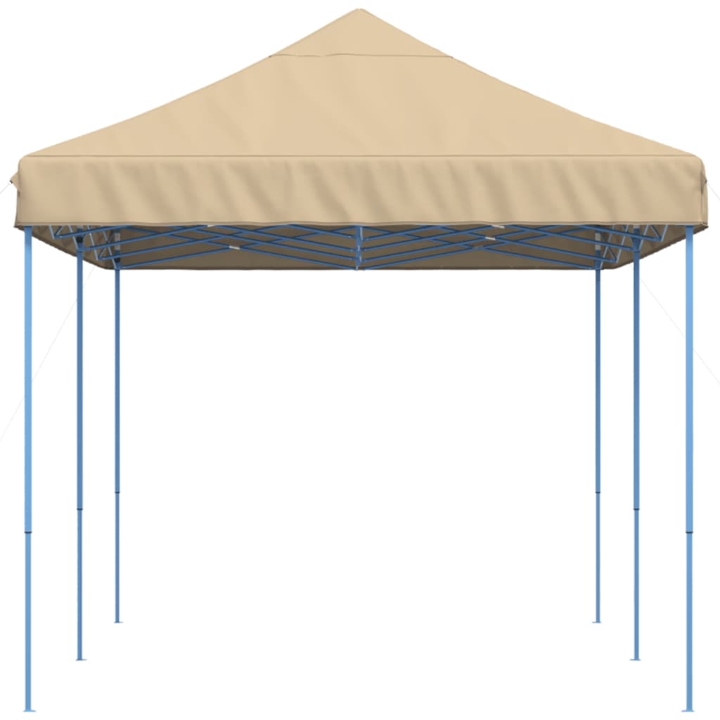 Partyzelt Faltbar Pop-Up 580X292X315 Cm Beige