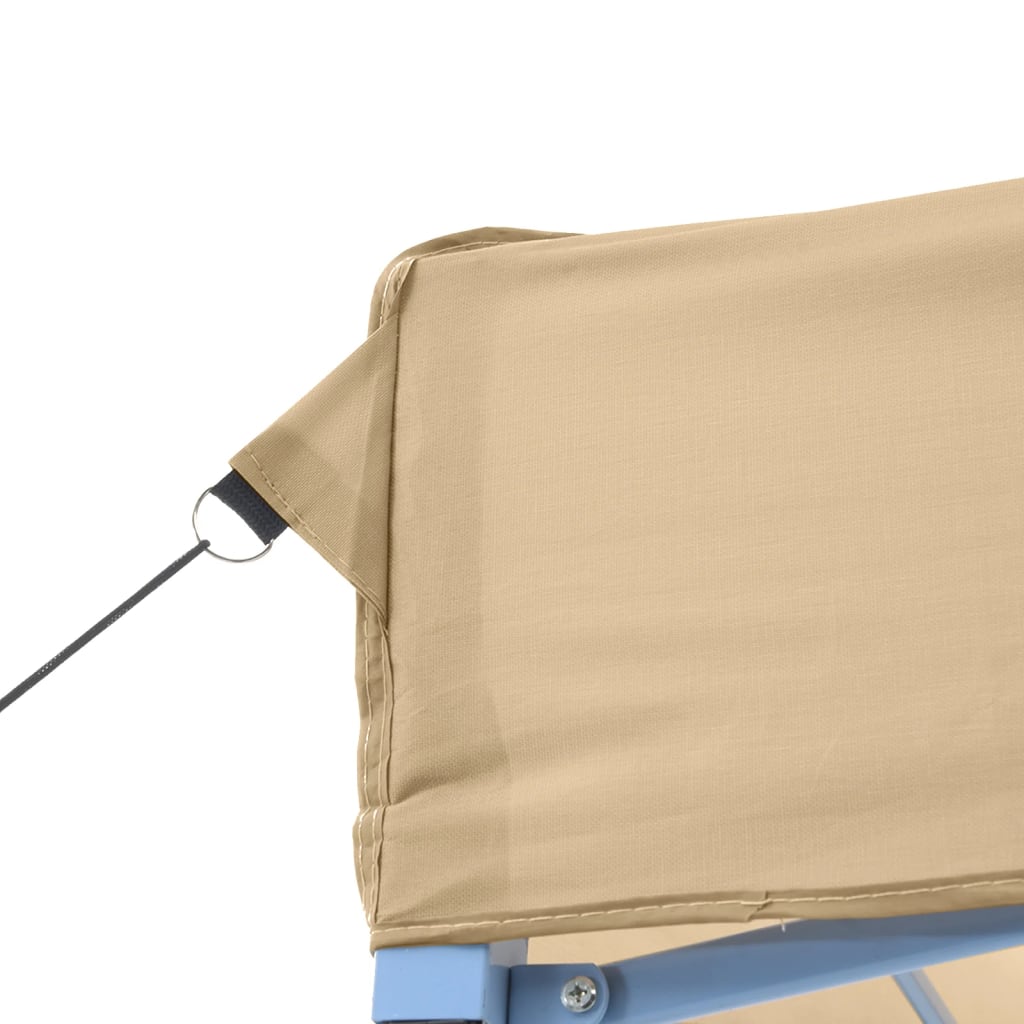 Partyzelt Faltbar Pop-Up 580X292X315 Cm Beige