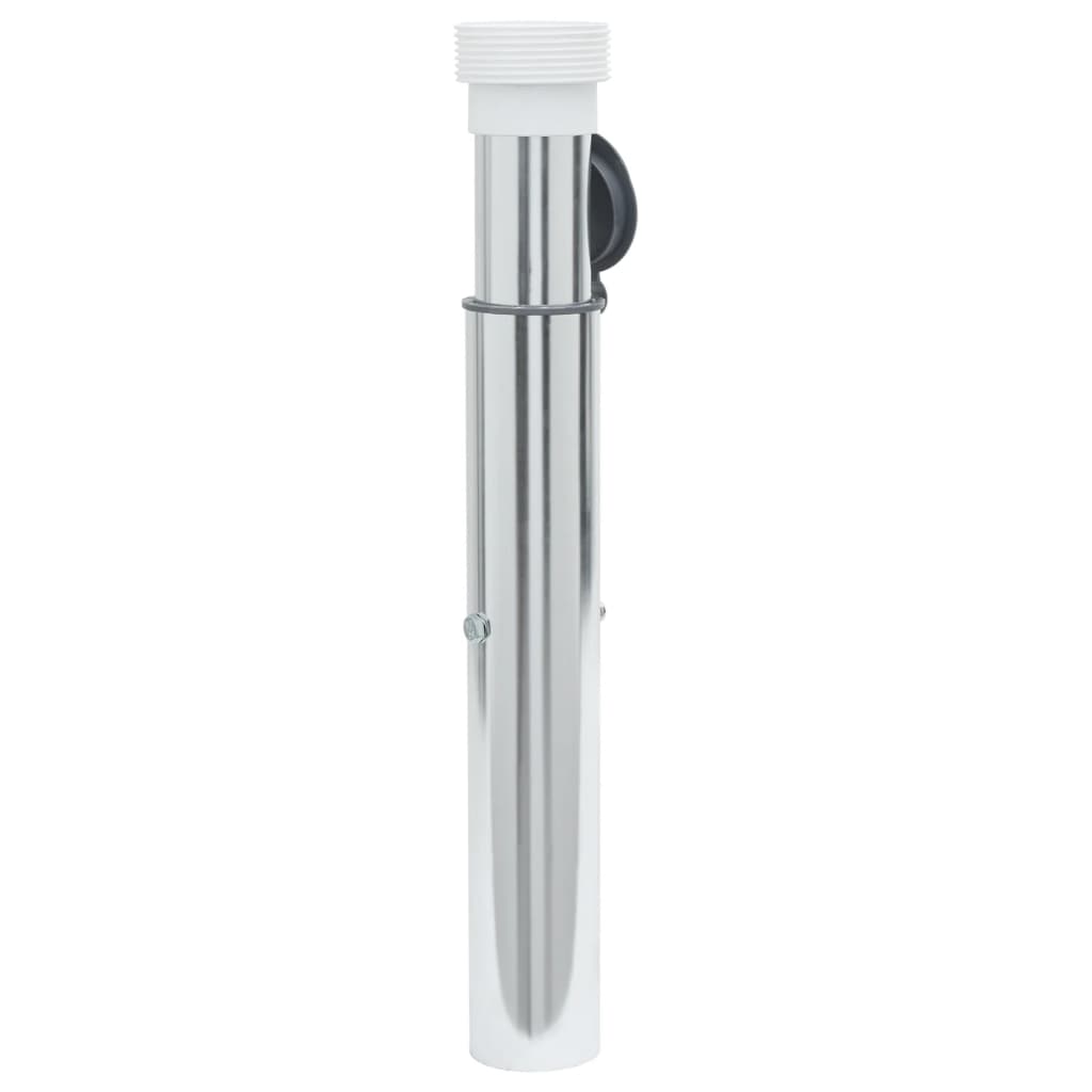 Bodenhülse Für Sonnenschirm Mit 40-50 Mm Mast Silbern Aluminum