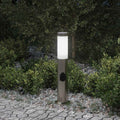 Pollerleuchte Mit Auslass 50 Cm Edelstahl Ip44
