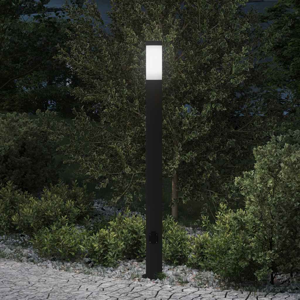 Pollerleuchte Mit Auslass 110 Cm Edelstahl Ip44