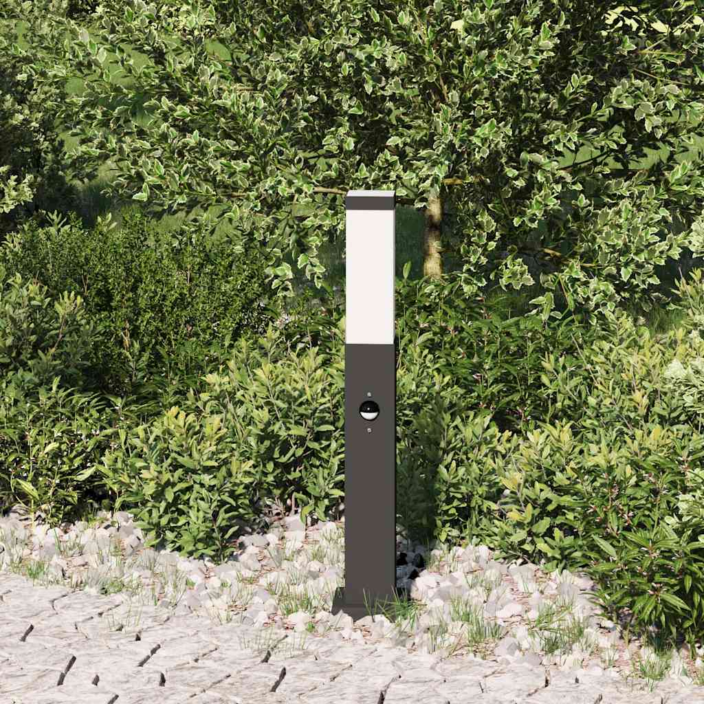 Pollerleuchte Mit Sensor 50 Cm Schwarz Ip44