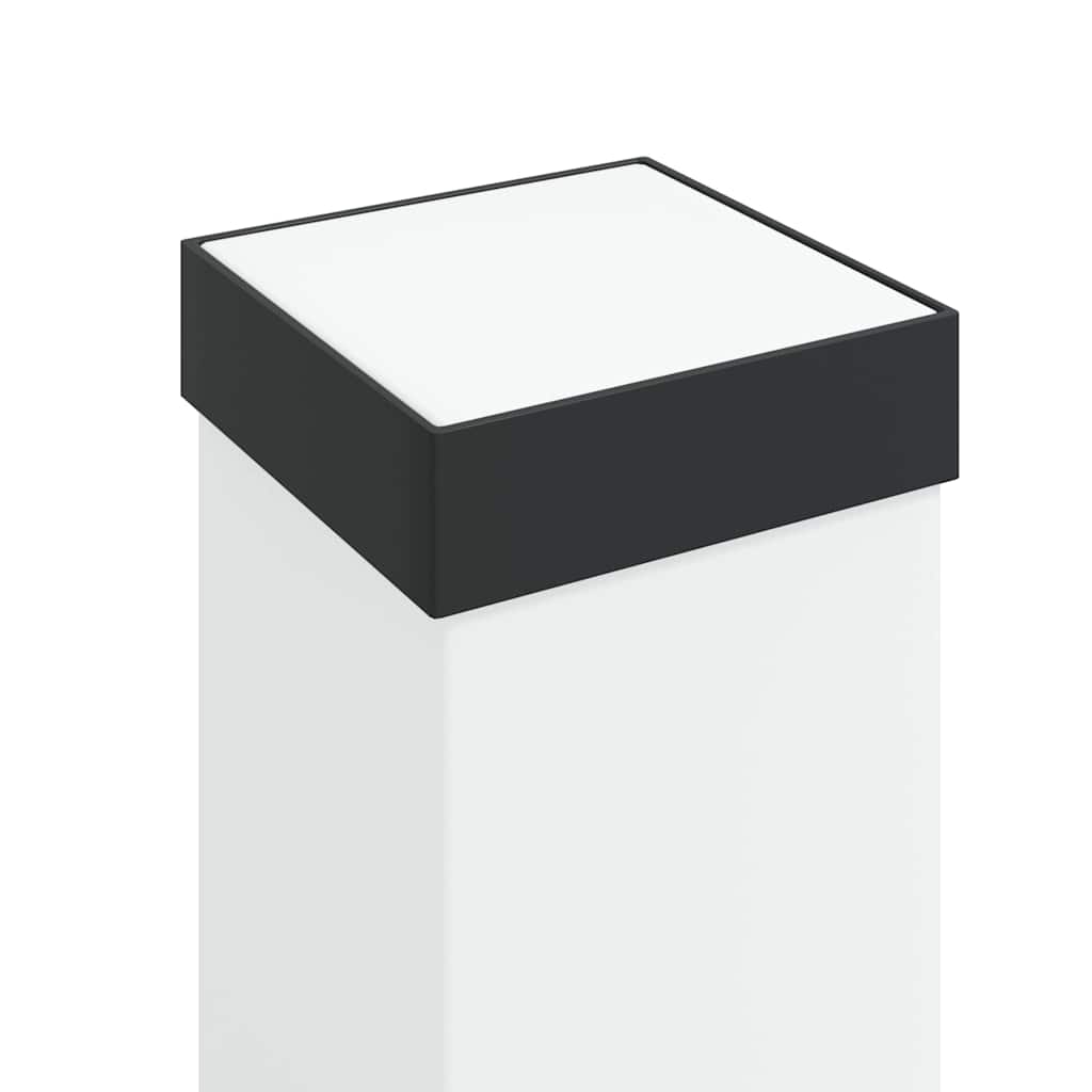 Pollerleuchten Mit Steckdose 3 Stk. 110 Cm Schwarz Ip44