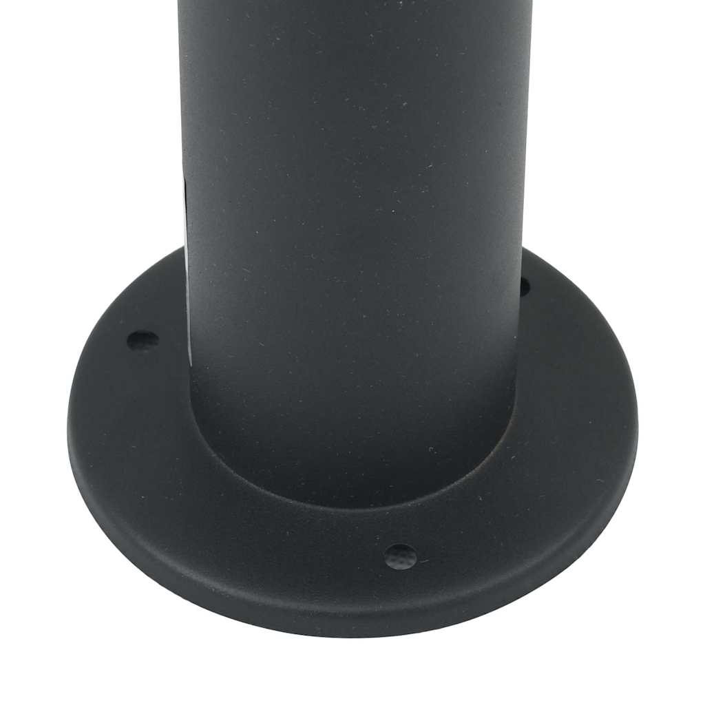 Pollerleuchten Mit Steckdose 3 Stk. 80 Cm Schwarz Ip44