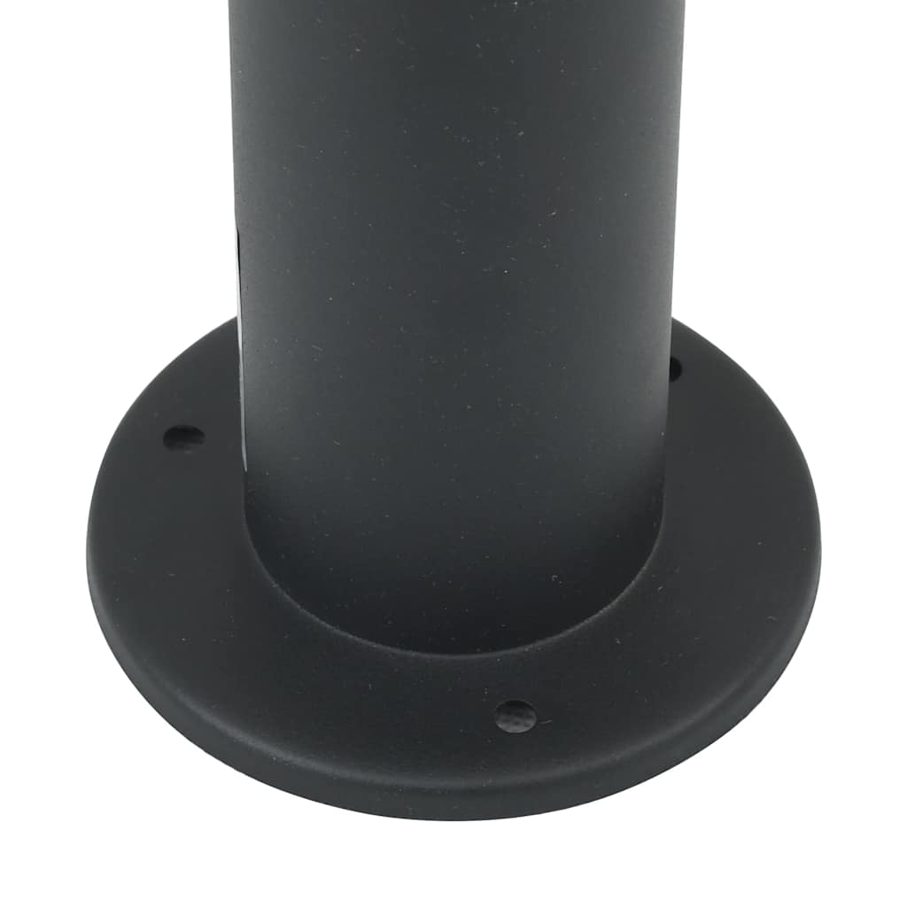 Pollerleuchten Mit Steckdose 3 Stk. 120 Cm Schwarz Ip44