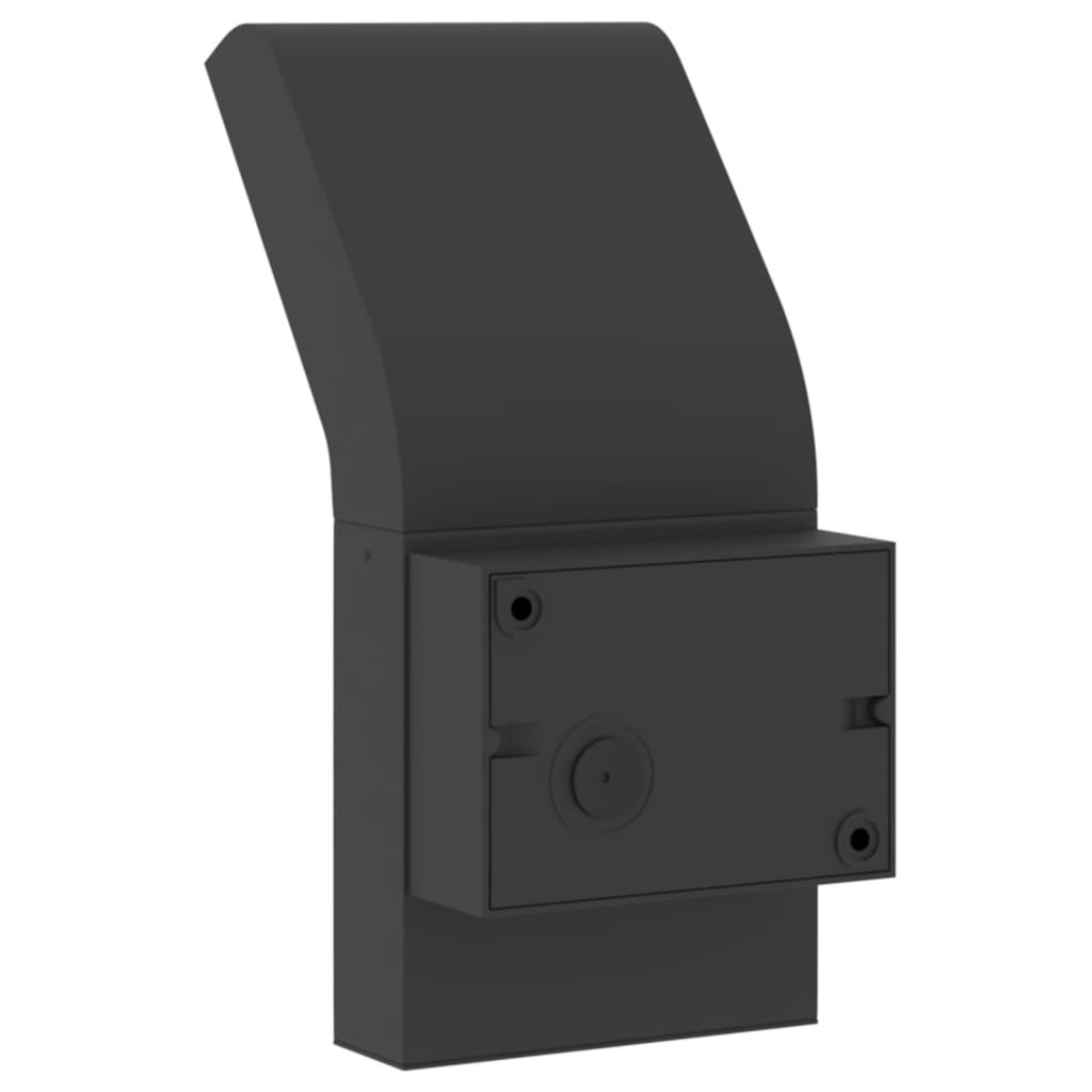 Led-Außenwandleuchten 2 Stk. Aluminiumdruckguss Schwarz