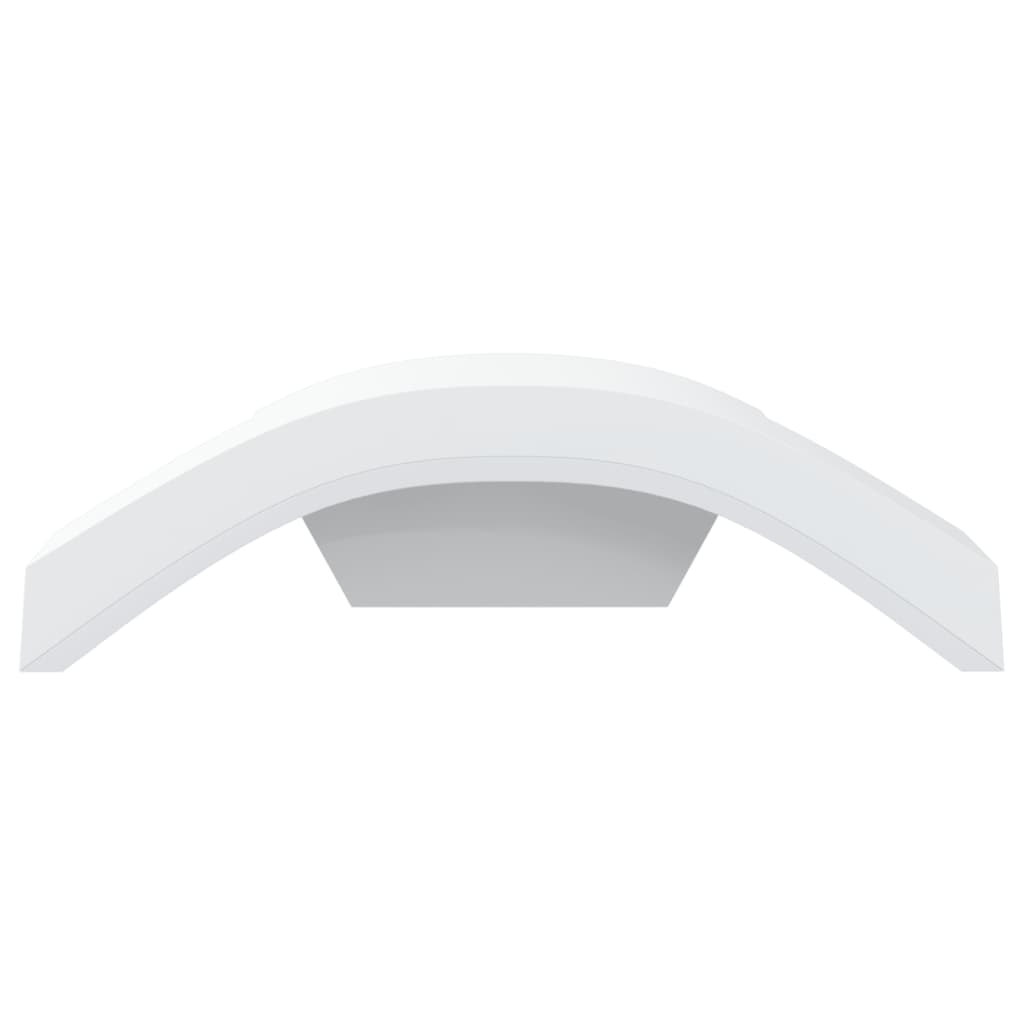 Led-Außenwandleuchten 2 Stk. Aluminiumdruckguss Weiß
