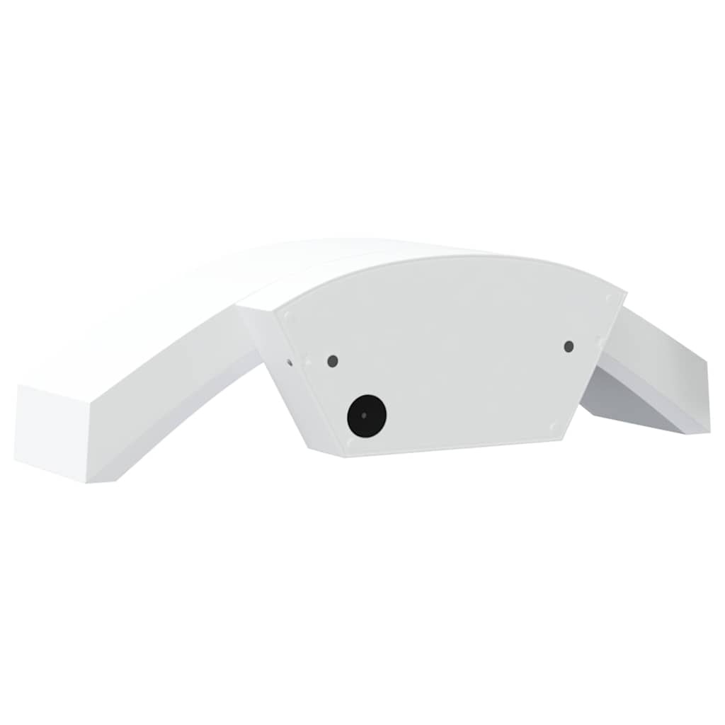 Led-Außenwandleuchten 2 Stk. Aluminiumdruckguss Weiß