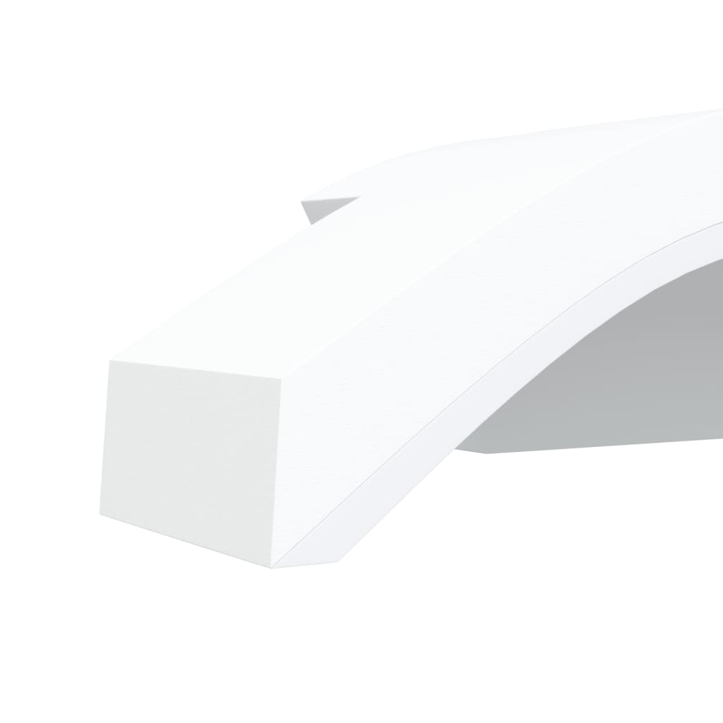 Led-Außenwandleuchten 2 Stk. Aluminiumdruckguss Weiß