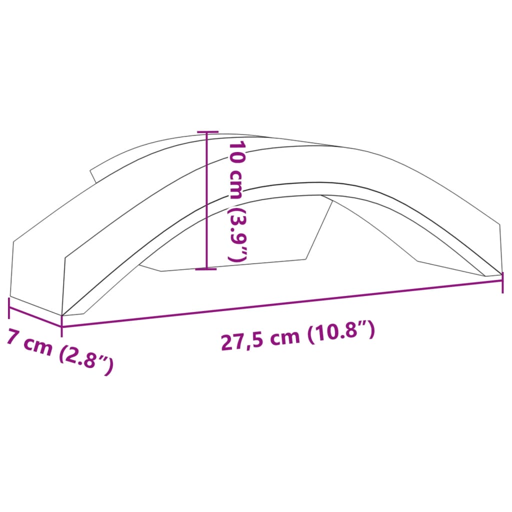 Led-Außenwandleuchten 2 Stk. Aluminiumdruckguss Weiß
