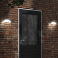 Led-Außenwandleuchten 2 Stk. Aluminiumdruckguss Weiß