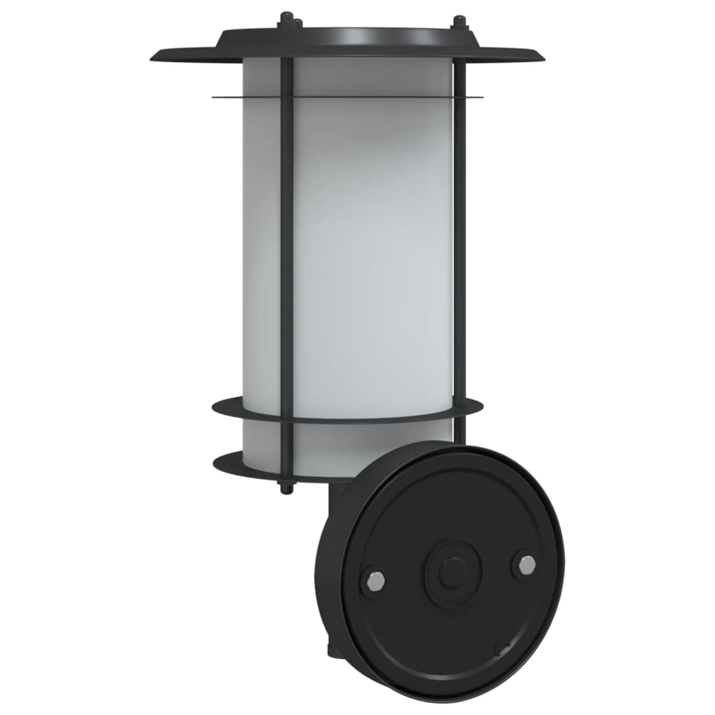 Außenwandleuchte Edelstahl Schwarz