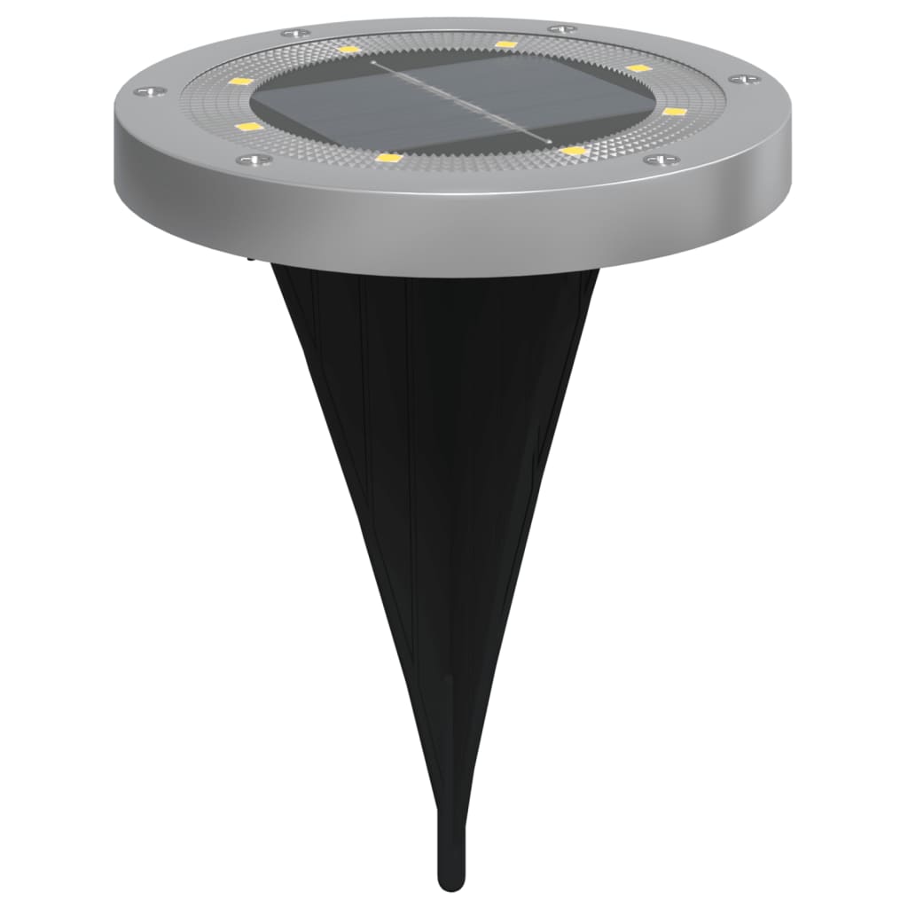 Solar-Bodenleuchten Mit Erdspieß 4 Stk. Warmweiß