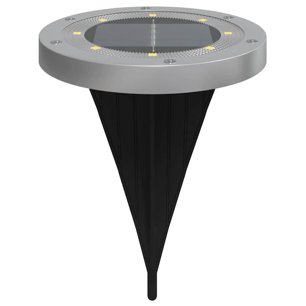 Solar-Bodenleuchten Mit Erdspieß 4 Stk. Warmweiß