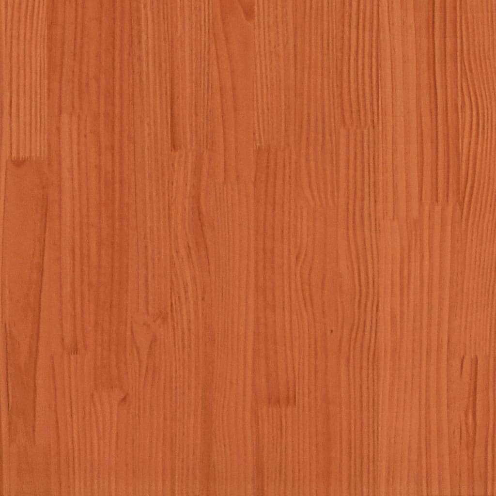Pflanzkübel Wachsbraun 90X90X26,5 Cm Massivholz Kiefer Natürlich Imprägniert