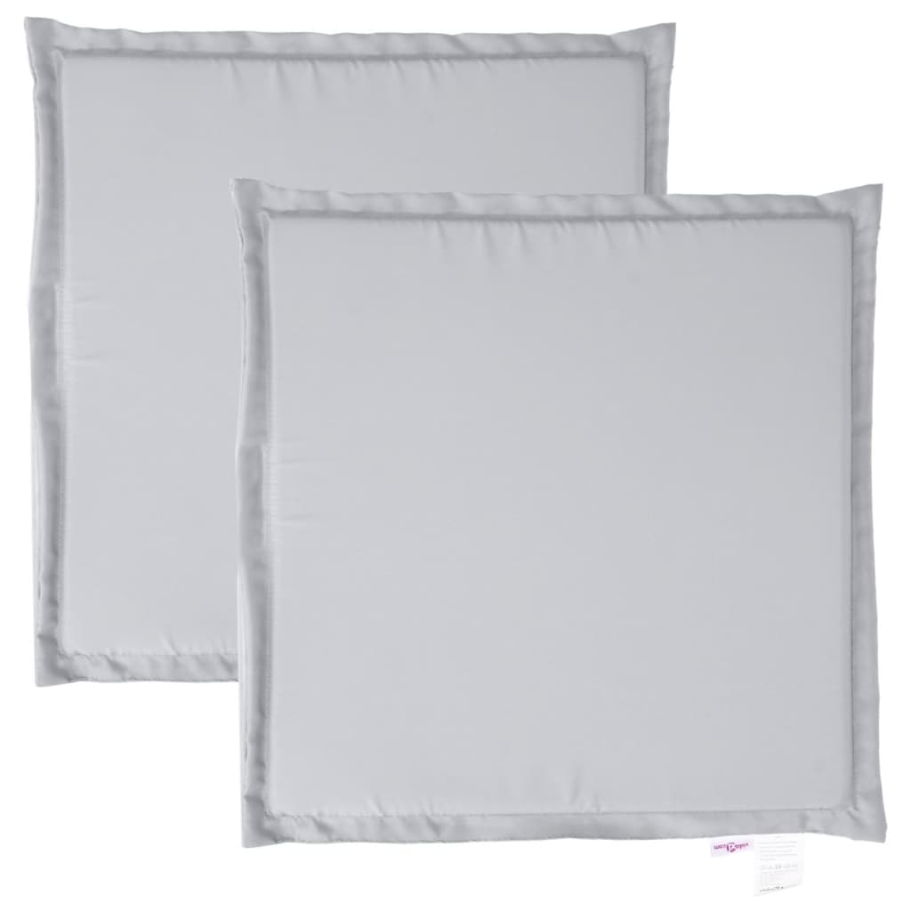Garten-Sitzkissen 2 Stk. 45X45X2 Cm Quadratisch