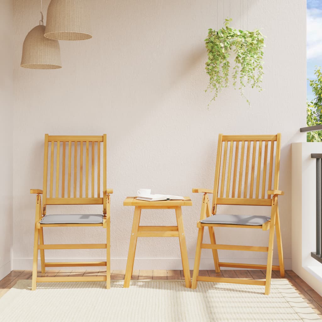 Garten-Sitzkissen 2 Stk. 45X45X2 Cm Quadratisch