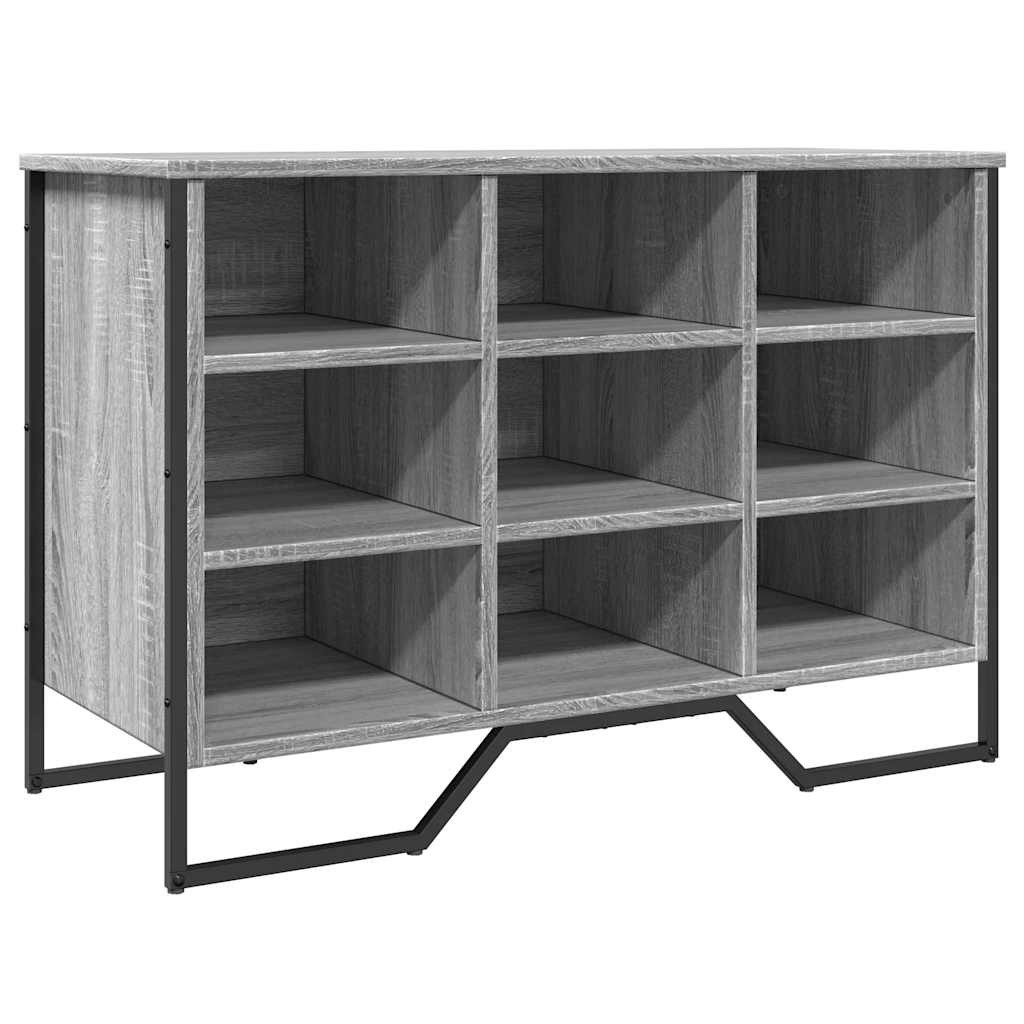 Schuhregal 90X38X61,5 Cm Holzwerkstoff Grau Sonoma