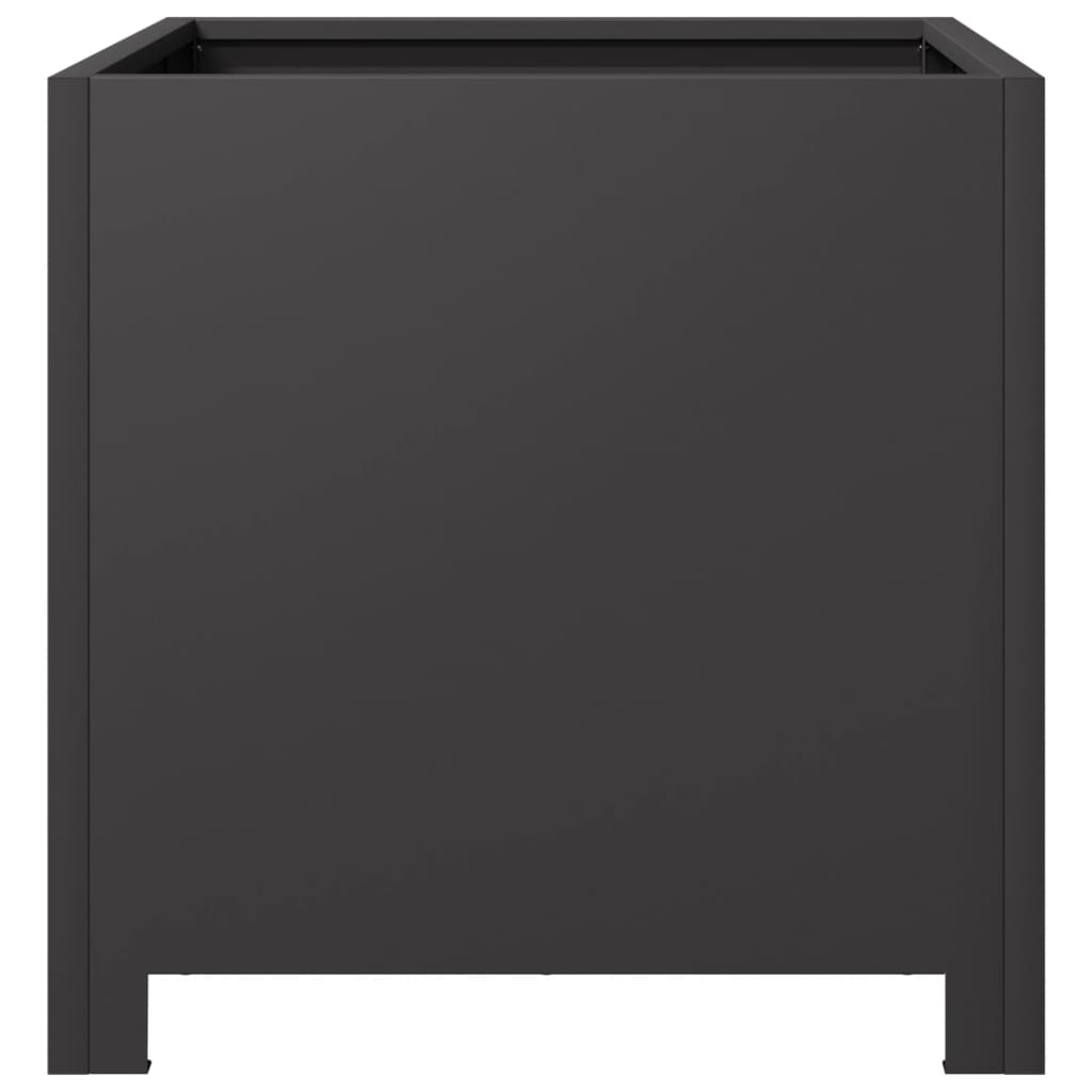 Pflanzkübel 2 Stk. Schwarz Stahl