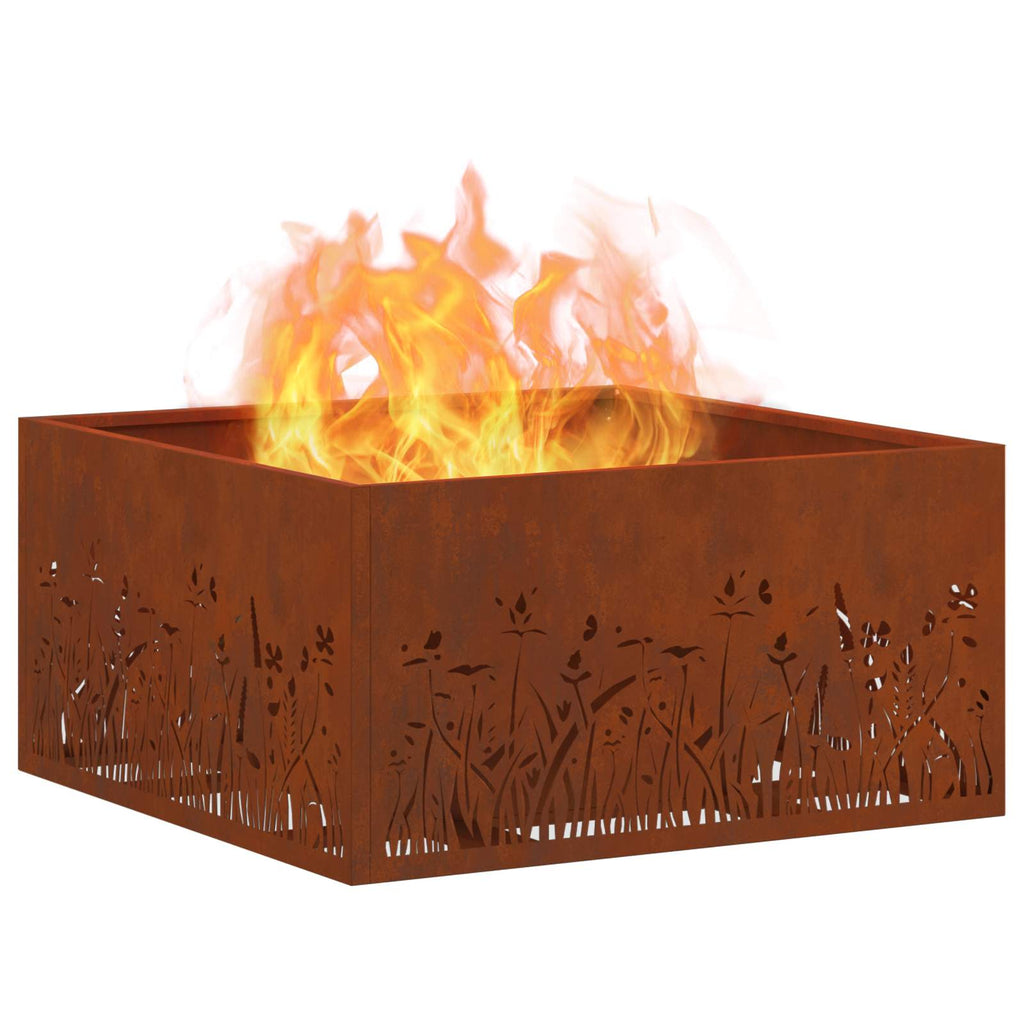 Feuerstelle Braun Wetterfeststahl