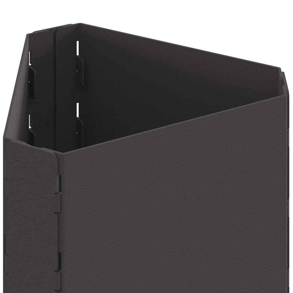 Feuerstelle Schwarz 50 X 43 X 52 Cm Stahl