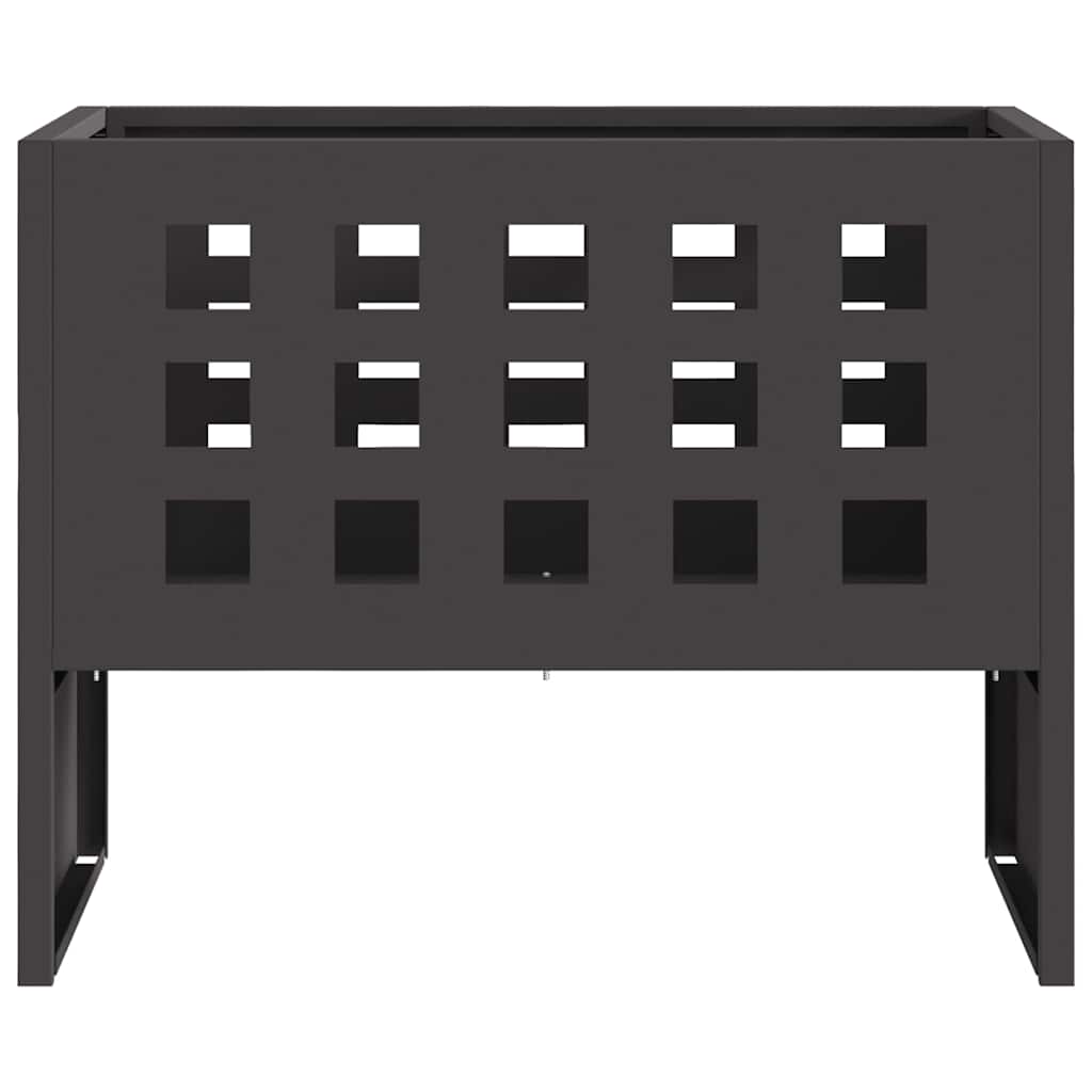 Feuerstelle Schwarz 50 X 30 X 40 Cm Stahl