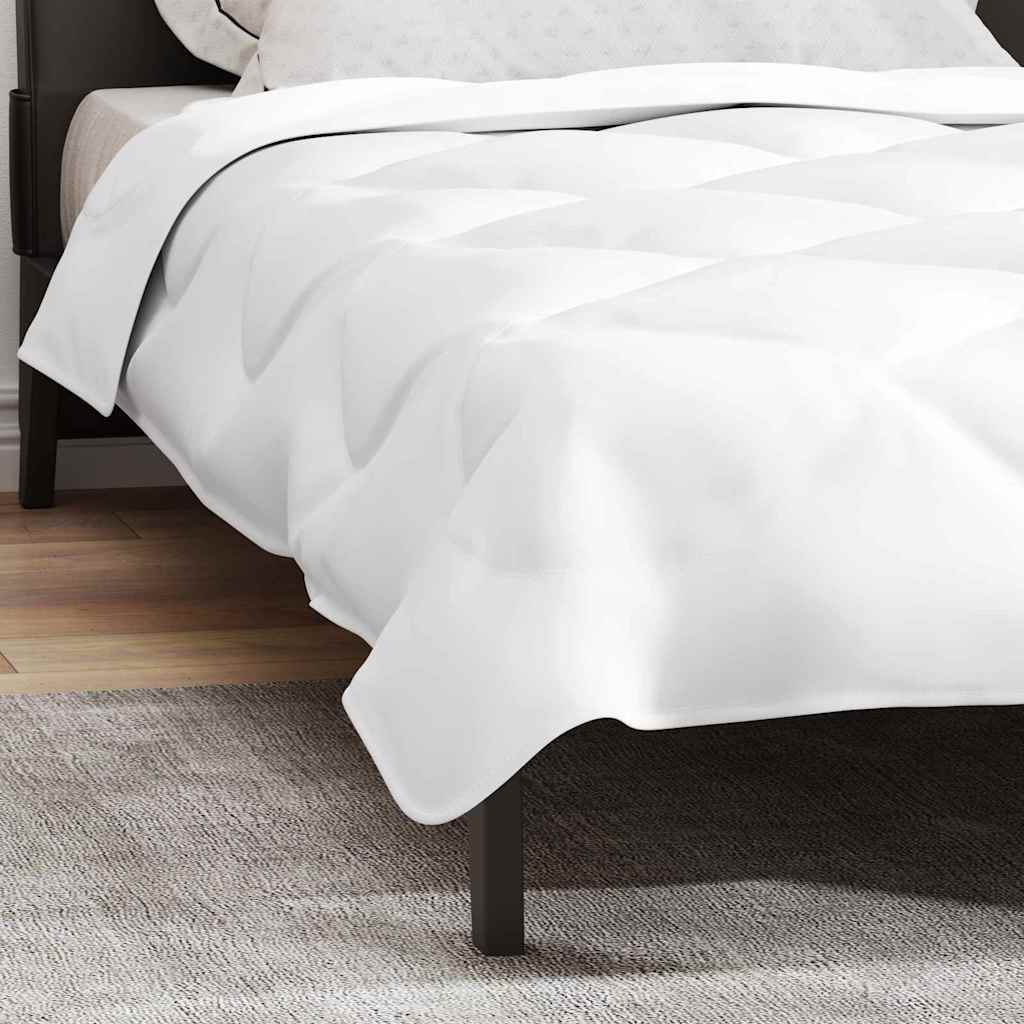 Bettdecke Weiß 200 X 155 X 4 Cm Polyester