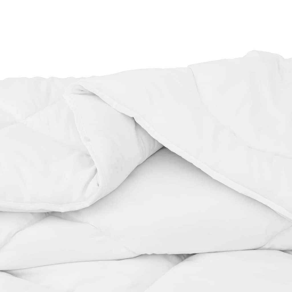 2-In-1 Bettdecke Weiß Polyester