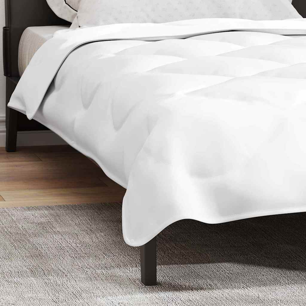 2-In-1 Bettdecke Weiß Polyester