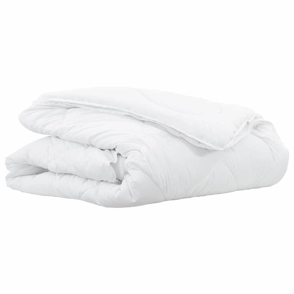 2-In-1 Bettdecke Weiß Polyester