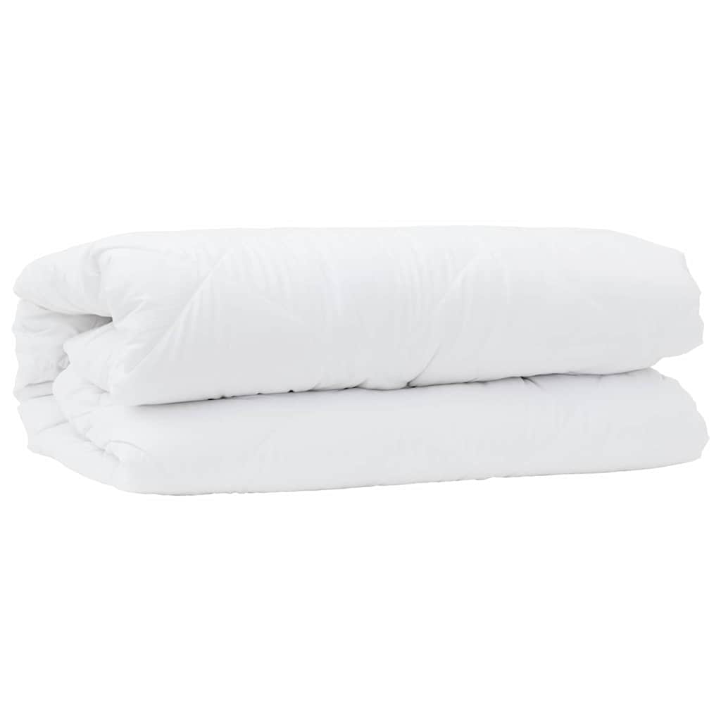 2-In-1 Bettdecke Weiß Polyester