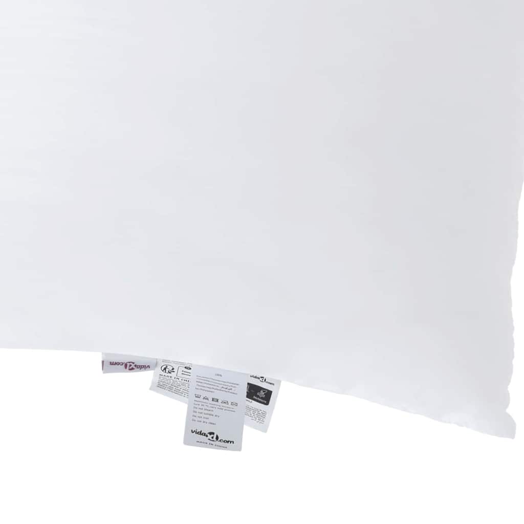 Kopfkissen Mit Kissen Weiß 60 X 40 X 20 Cm Polyester