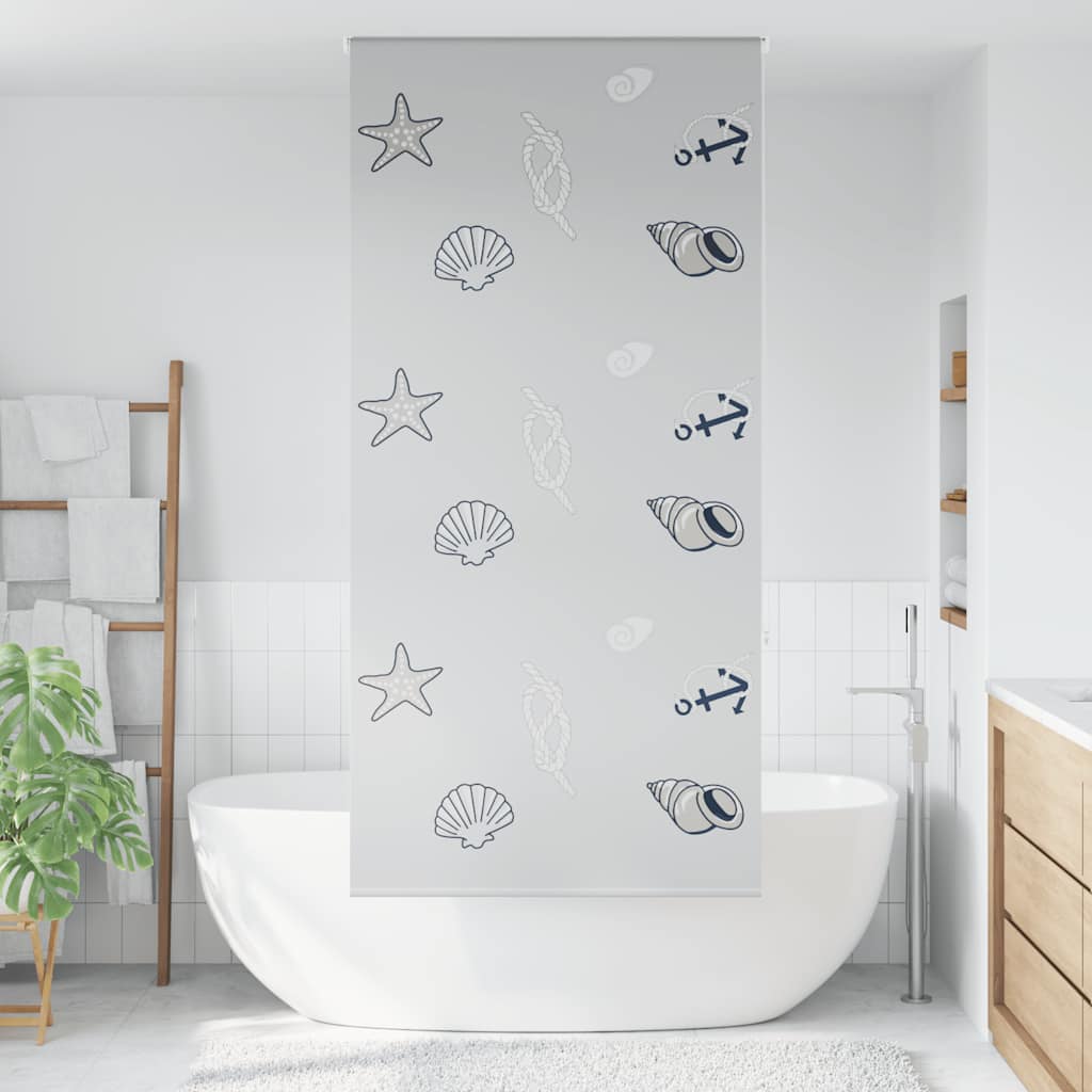 Duschrollo Stoffbreite 86 Cm Seesterne