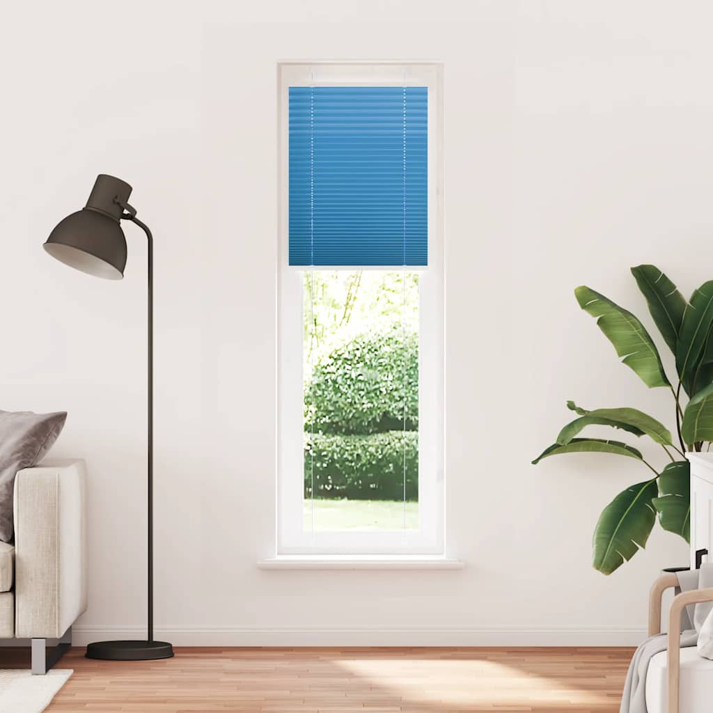 Plissee Stoffbreite 59,4 Cm Polyester Blau