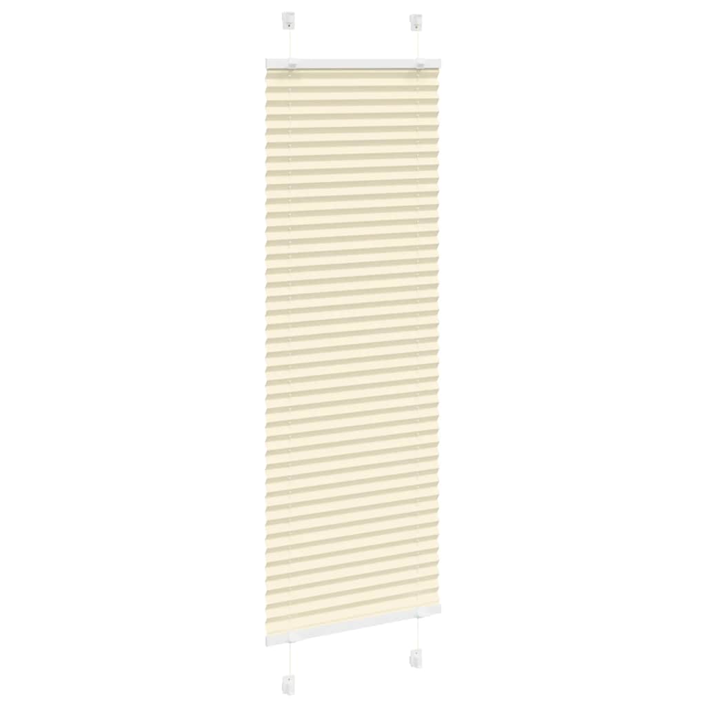 Plissee Stoffbreite 39,4 Cm Polyester Creme