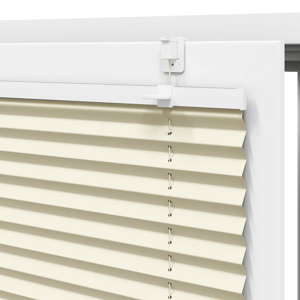 Plissee Stoffbreite 39,4 Cm Polyester Creme